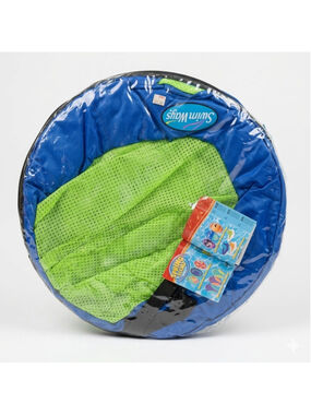 SwimWays Spring Float Original Mesh Pool Lounger - Blue/Green - New with Tags